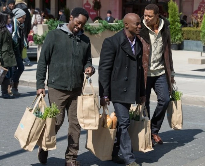 Taye Diggs, Harold Perrineau y Terrence Howard en el-reencuentro