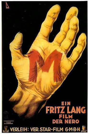 Imagen de M, El Vampiro de Düsseldorf (Cartel alemán)