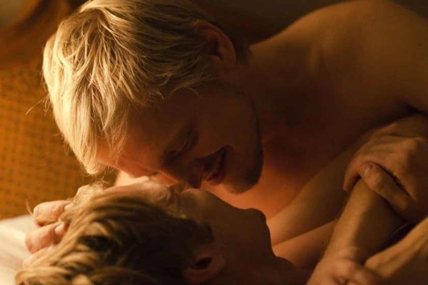 Thure Lindhardt y Zachary Booth en keep-the-lights-on