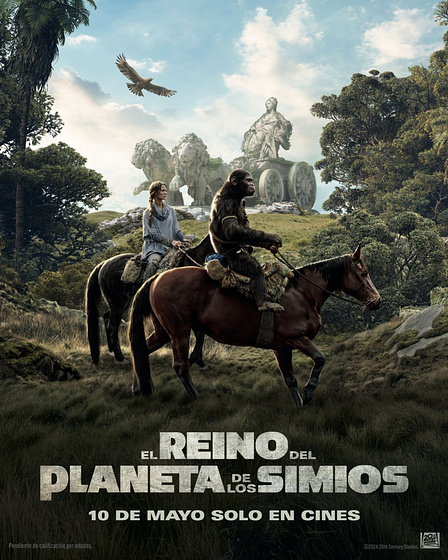 Imagen de El Reino del Planeta de los simios (Cartel tremebundo español)