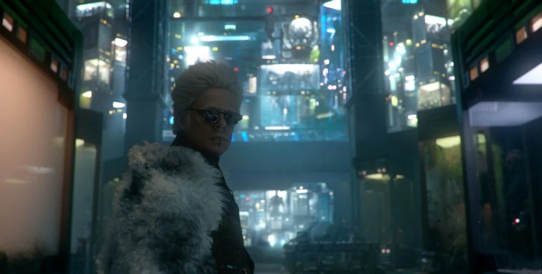 Benicio Del Toro en guardianes-de-la-galaxia