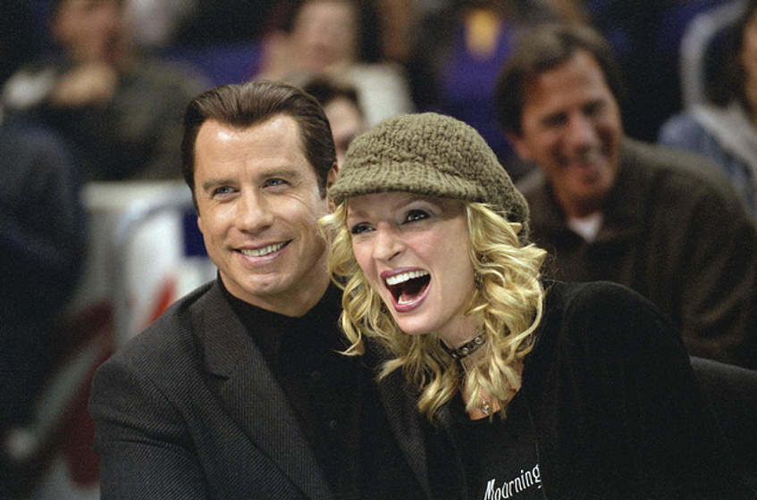 John Travolta y Uma Thurman en Be Cool