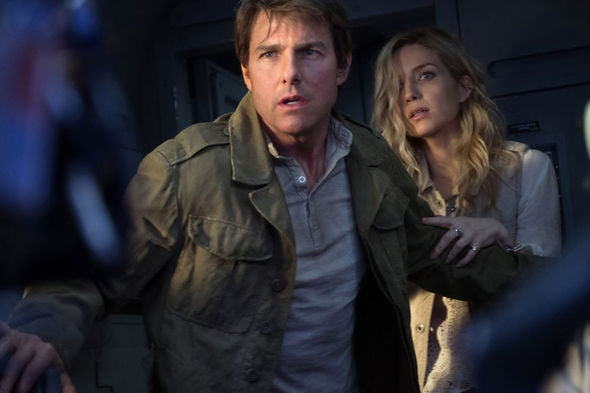 Tom Cruise y Annabelle Wallis en La Momia
