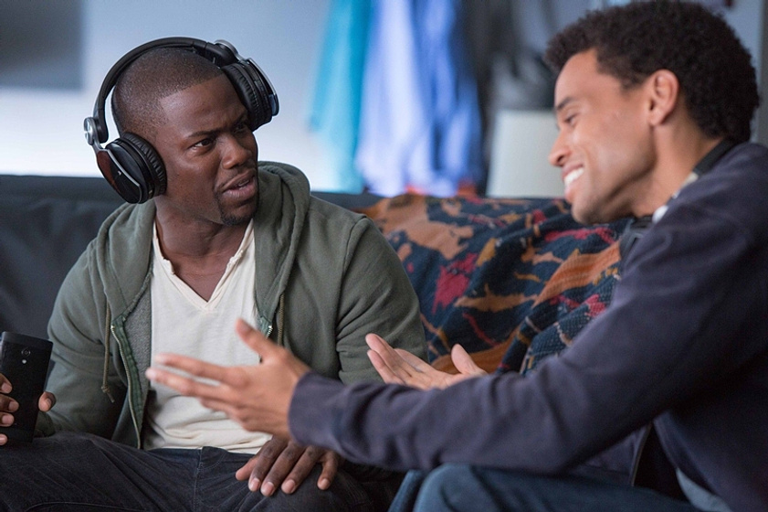 Kevin Hart y Michael Ealy en Sobre lo de anoche