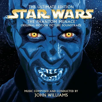 Carátula de la banda de sonido de Star Wars: Episodio I. La amenaza Fantasma