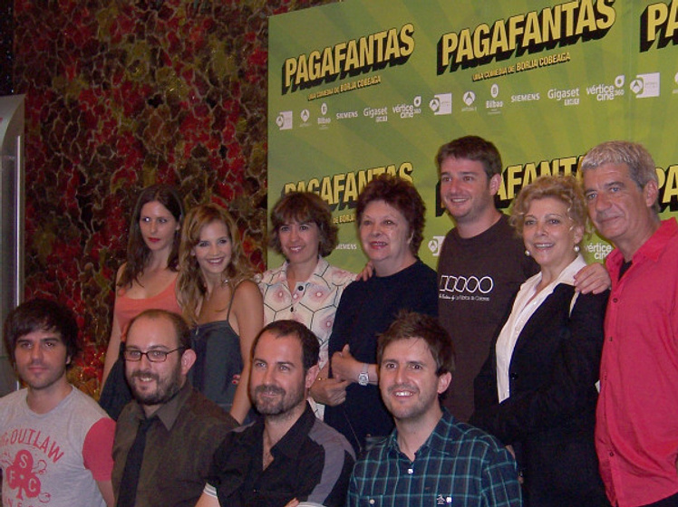 María Asquerino, Kiti Mánver, Óscar Ladoire, Borja Cobeaga, Sabrina Garciarena, Gorka Otxoa, Julián López, Ernesto Sevilla y Bárbara Santa-Cruz en Pagafantas