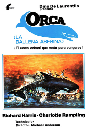 Poster de Orca, La Ballena Asesina