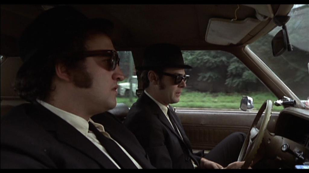 Dan Aykroyd y John Belushi en Granujas a todo Ritmo