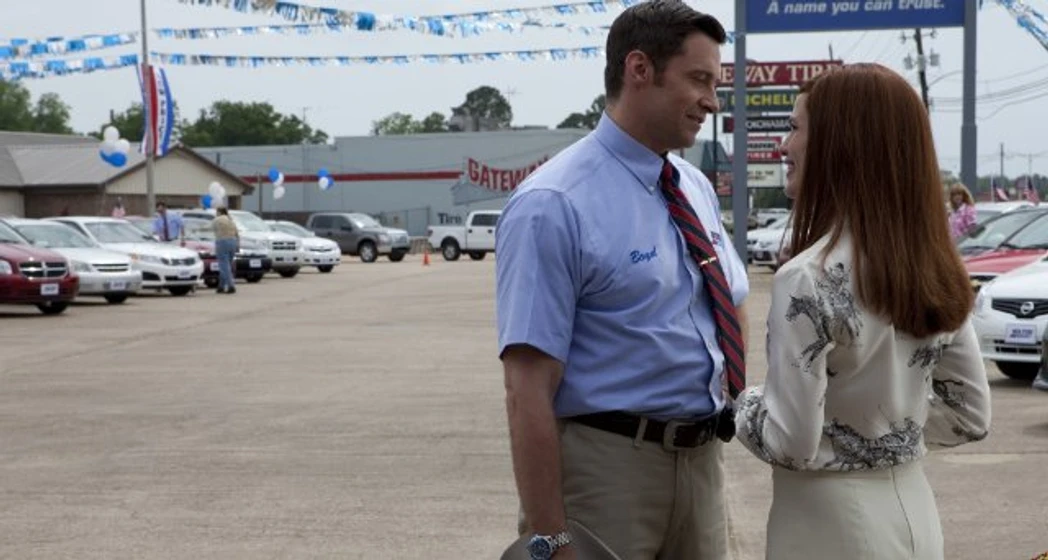 Jennifer Garner y Hugh Jackman en butter