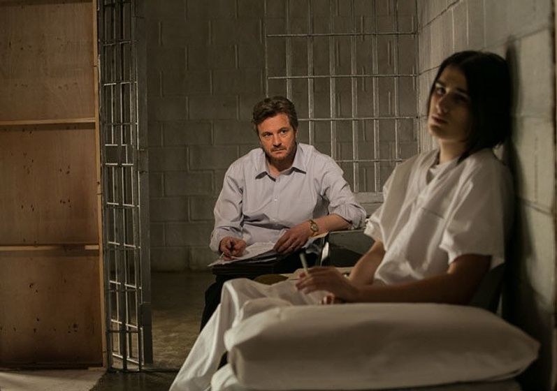 Colin Firth y James Hamrick en Condenados