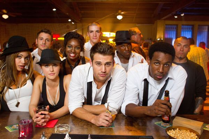 Stephen Boss, Kathryn McCormick y Ryan Guzman en Step Up Revolution