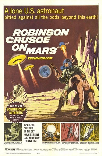 Poster de Robinson Crusoe en Marte