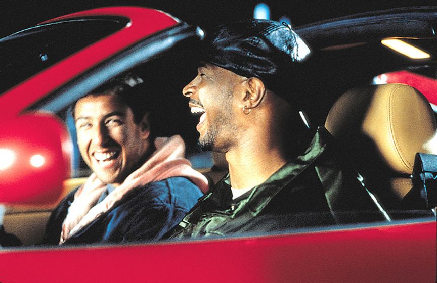 Adam Sandler y Damon Wayans en A Prueba de Balas