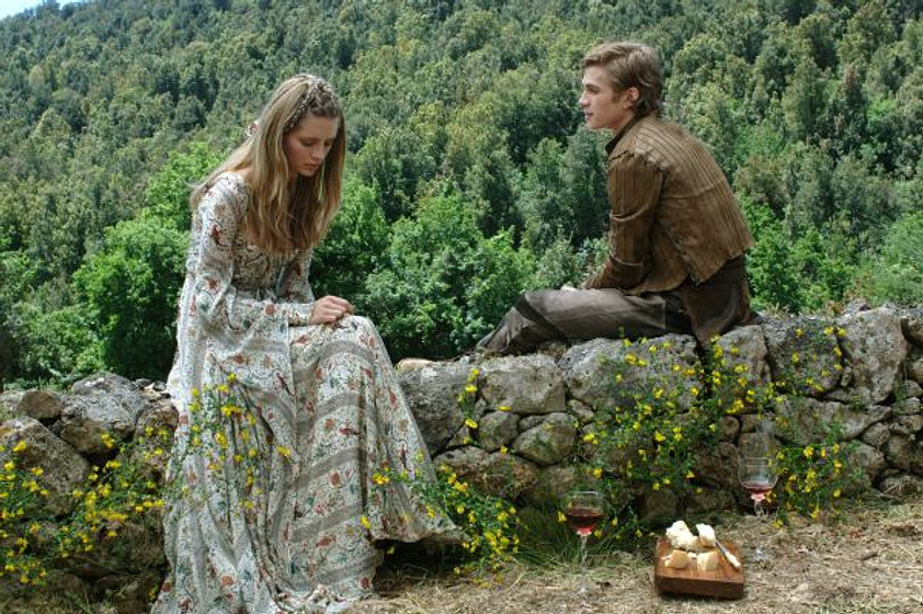 Hayden Christensen y Mischa Barton en Aprendiz de caballero