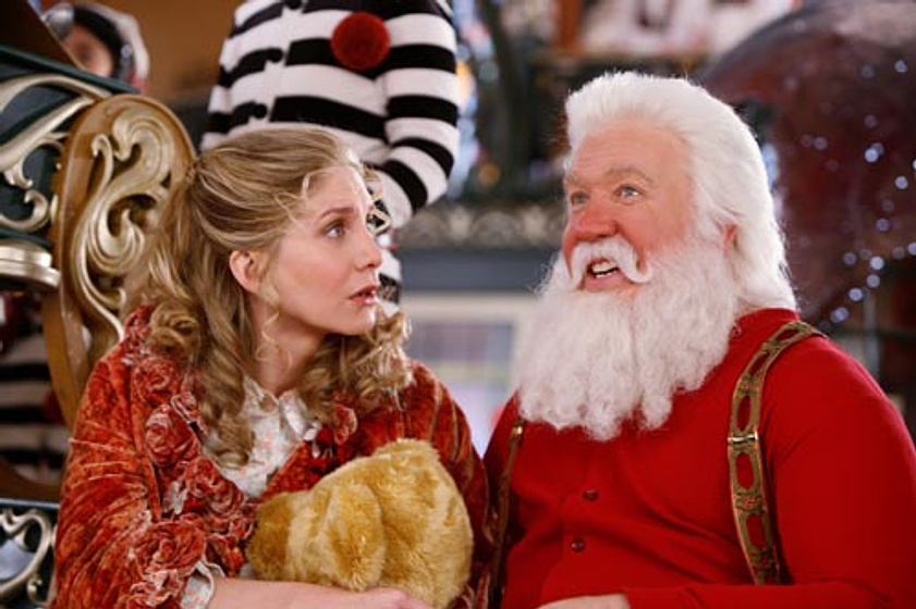 Elizabeth Mitchell y Tim Allen en Santa Claus 3
