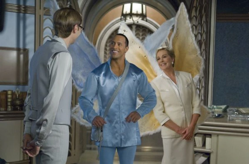 Julie Andrews y Dwayne Johnson en rompedientes