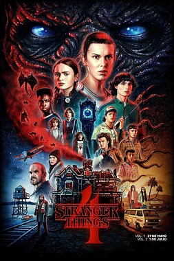 poster for the season 1 of Stranger Things