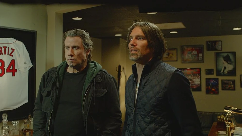 John Travolta y Anson Mount en el-falsificador