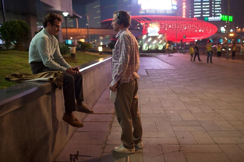 Spike Jonze y Joaquin Phoenix en Her