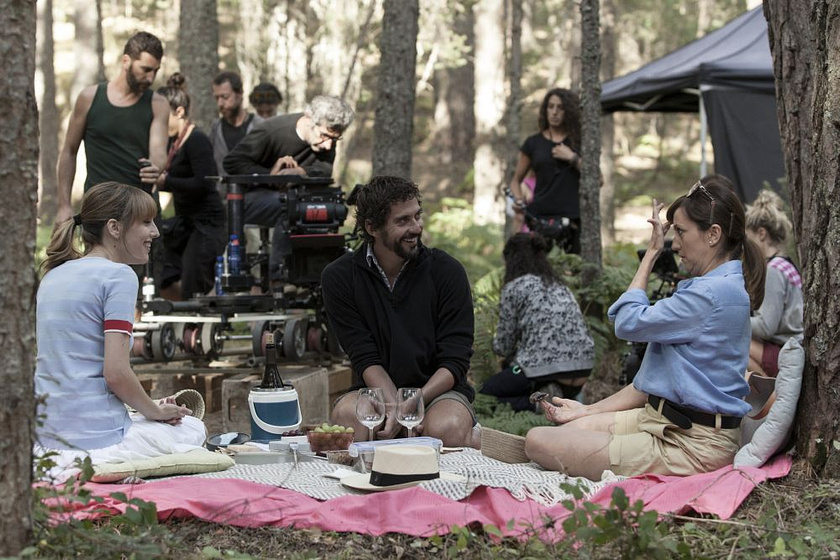 Paco León, Belén Cuesta y Natalia de Molina en Kiki, el amor se hace (Rodaje)