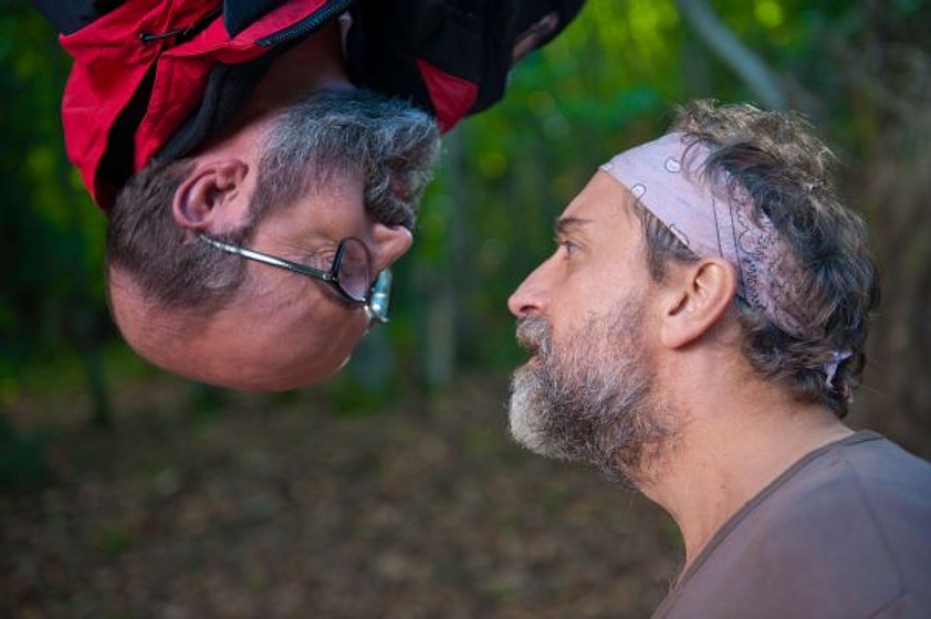 Javier Cámara [I] y Gonzalo de Castro en ¿Para qué sirve un oso?