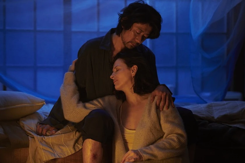 Juliette Binoche y Masatoshi Nagase en viaje-a-nara