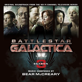 Carátula de la banda de sonido de Battlestar Galactica (2004)