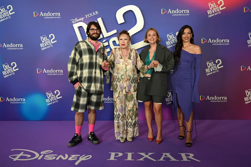 Gemma Cuervo, Brays Efe y Rigoberta Bandini en del-reves-2 (Premiere en Madrid. Junio 2024)
