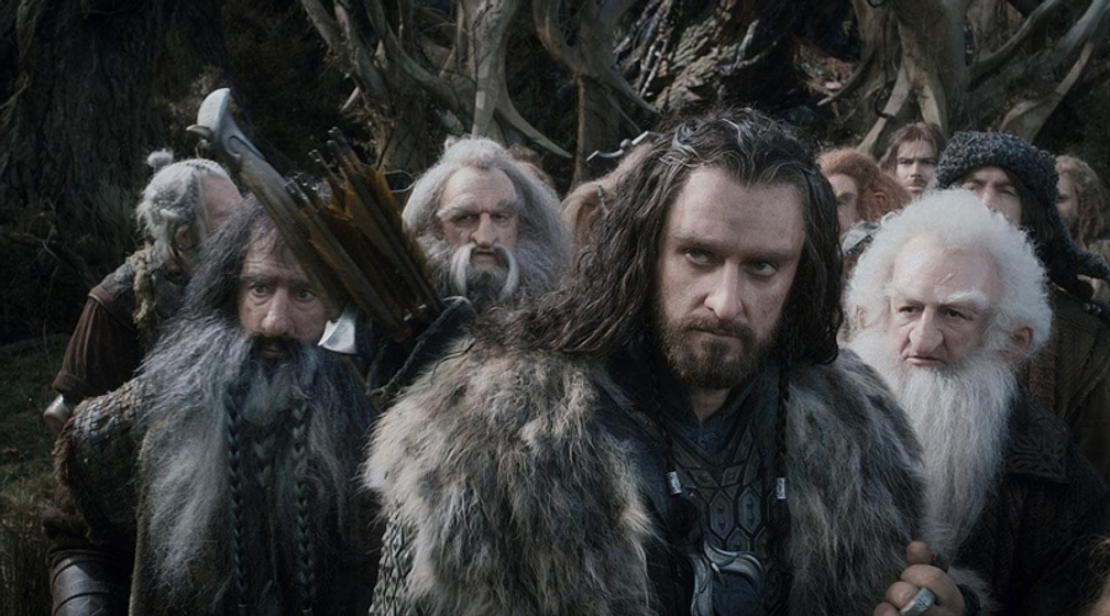 Ken Stott, Richard Armitage, John Callen y William Kircher en El Hobbit: La Desolación de Smaug
