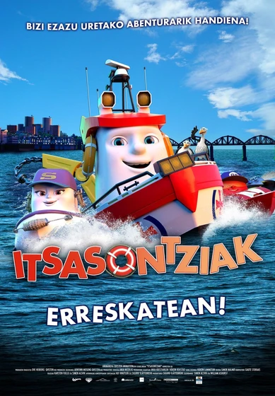 Imagen de barcos (Cartel euskera)