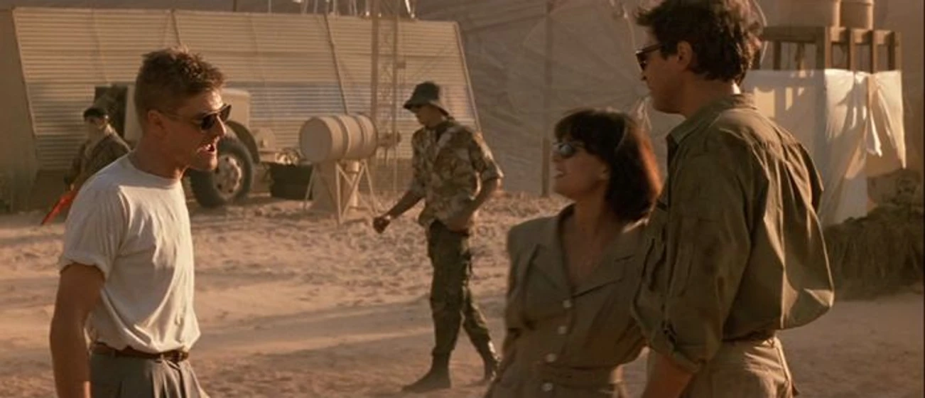Sean Bean, Polly Walker y Patrick Bergin en juego-de-patriotas