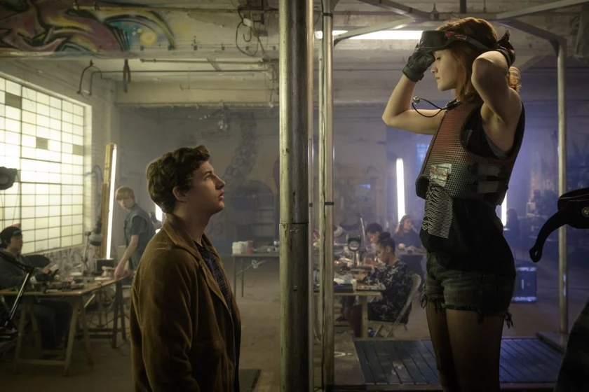 Tye Sheridan y Olivia Cooke en Ready Player One