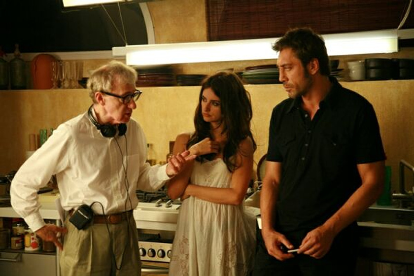 Penélope Cruz, Javier Bardem y Woody Allen en Vicky Cristina Barcelona
