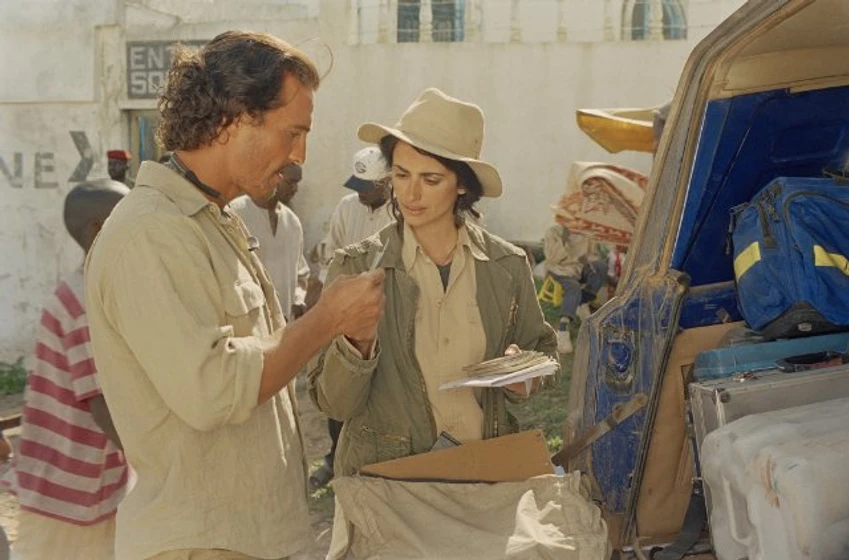Penélope Cruz y Matthew McConaughey en Sahara