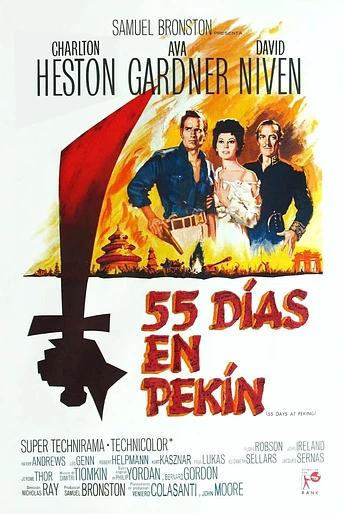 Poster de 55 Días en Pekín