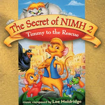 Carátula de la banda de sonido de Nimh 2: El Ratoncito Valiente