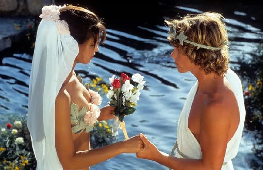 Phoebe Cates y Willie Aames en paradise-1982