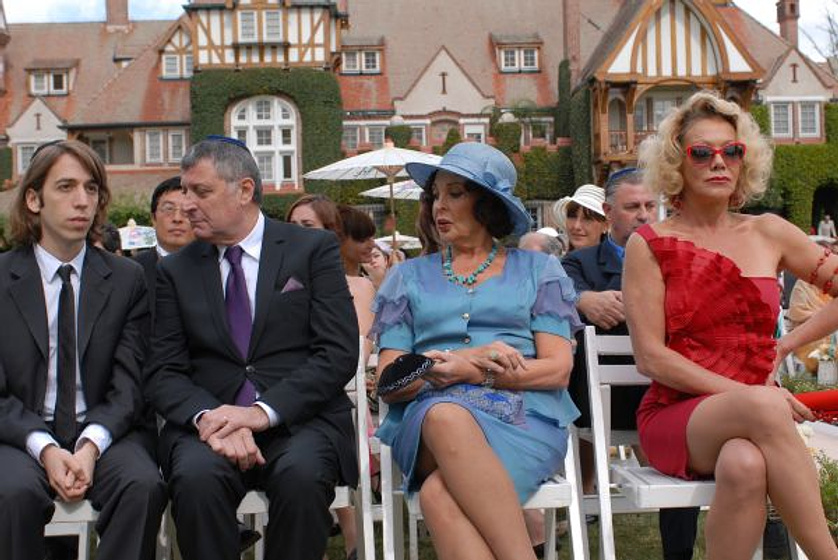 Gabriela Acher, Soledad Silveyra, Martín Piroyansky y Gino Renni en Mi Primera Boda