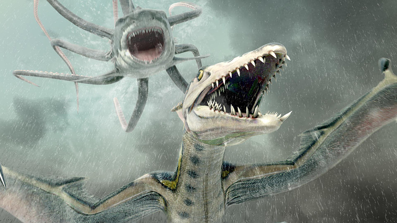 Imagen de Sharktopus vs. Pteracuda