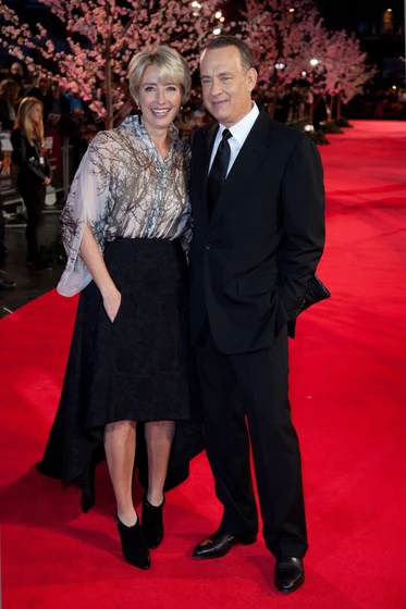Emma Thompson en al-encuentro-de-mr-banks (Premiere en USA. Diciembre 2013)