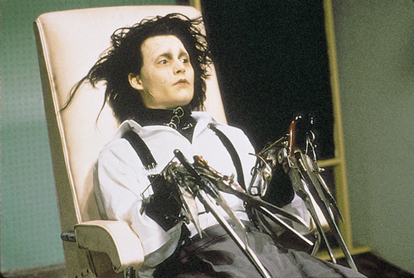 Johnny Depp en Eduardo Manostijeras