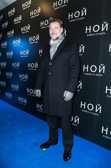 Russell Crowe en Noé (Premiere en Moscú. Marzo 2014)