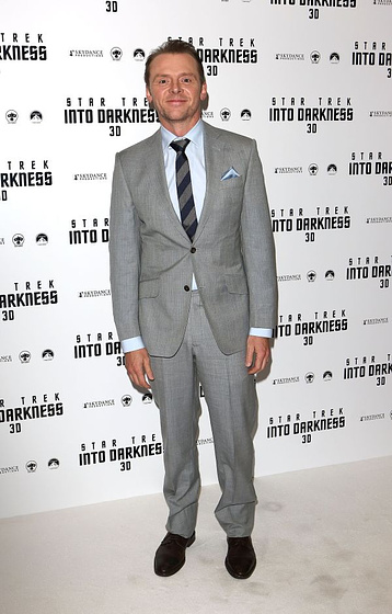 Simon Pegg en Star Trek. En la oscuridad (Premiere en Londres. Mayo 2013)