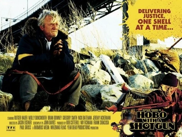 Rutger Hauer en hobo-with-a-shotgun (Fotograma)