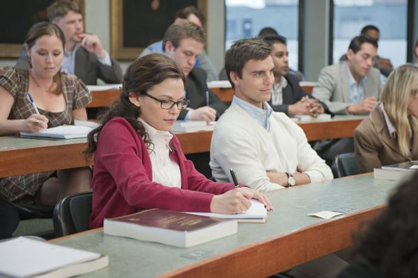 Ginnifer Goodwin y Colin Egglesfield en Algo prestado
