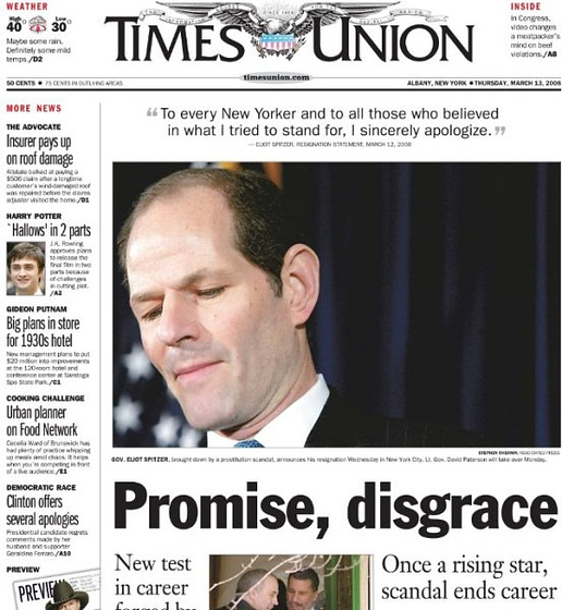 Eliot Spitzer en Client 9: The Rise and Fall of Eliot Spitzer