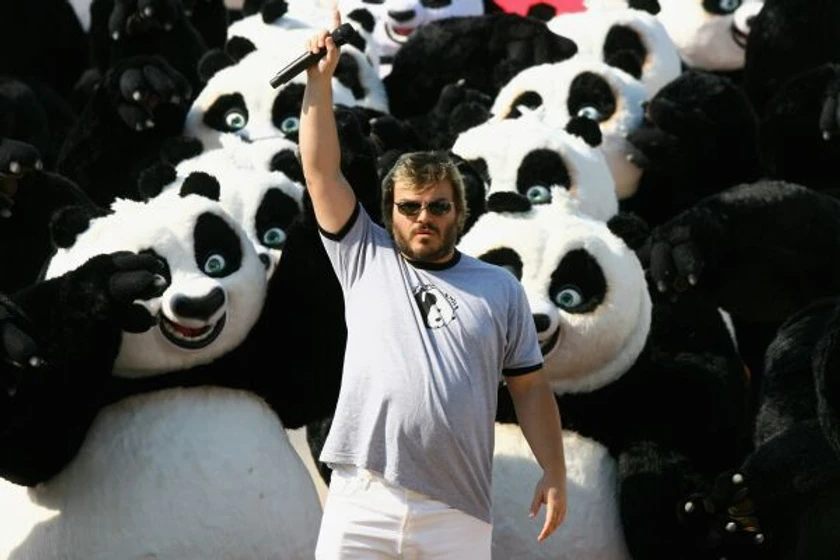 Jack Black en Kung Fu Panda (World Premiere en Cannes (Mayo 2008))