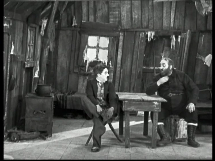 Charles Chaplin en la-quimera-del-oro