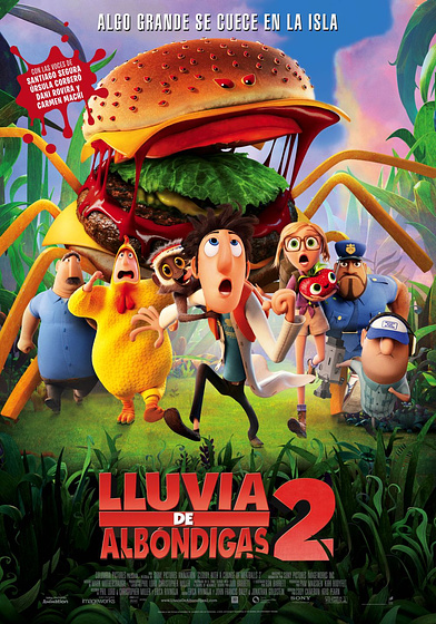 Imagen de Lluvia de Albóndigas 2 (Cartel final español)