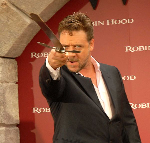Russell Crowe en Robin Hood (Photocall en Madrid. Abril 2010)